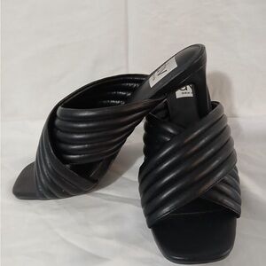 Dolce Vita Black Crisscross Heels